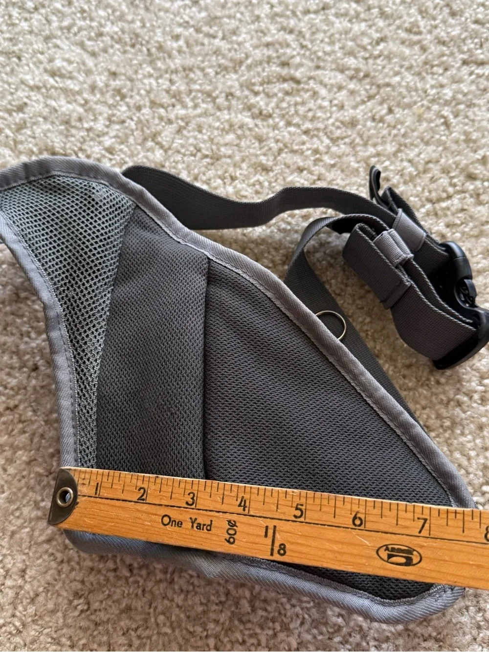 Hi-Tec Hydration Waist Pack Running Hiking Belt Blue Gray Water Bottle Holder